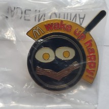 McDonald&#39;s Wake Up Happy Eggs and Bacon Collectible Lapel Hat Pin - £7.04 GBP