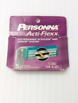 Personna Acti Flex &amp; Sensor Razor Cartridges With Aloe And Vitamin E 5 Pack NEW - $16.83