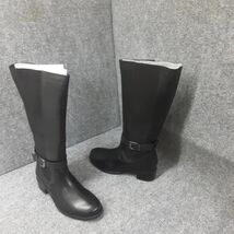 David Tate Allegria Knee-high Boots Women&#39;s 7 Wide Black Leather - $59.39