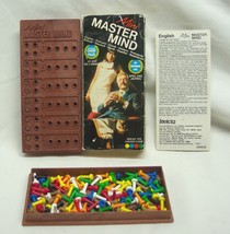 Vintage 1972 Travel MINI MASTER MIND Board Peg Game by Invicta Mastermind - $19.80