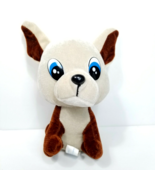 Classic Toy Co Plush Dog Stuffed Animal Brown Tan Chihuahua 8&quot; Plastic Eyes - $308.90 MXN