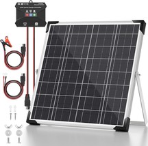Voltset 20W Solar Battery Trickle Charger Maintainer + Upgrade 10A MPPT Charge - £66.00 GBP
