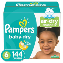 Pampers Baby Dry Disposable Diapers, Size 6 - 144 Count - €45,60 EUR