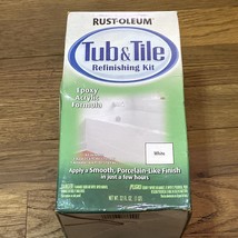 Rust-Oleum 384165 (7860519) Tub And Tile Refinishing 2-Part Kit, White, 32 Fl Oz - £71.22 GBP