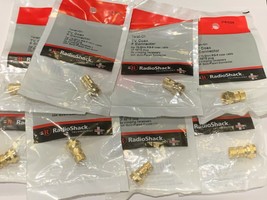 RADIOSHACK 278-0229 (LOT-OF-8) F-CONNECTOR TV COAX RG-6 NO-CRIMP TWIST-O... - $7.99