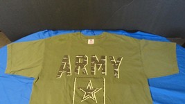 DISCONTINUED BAYSIDE US ARMY GREEN  T-SHIRT XL MADE IN THE USA - £16.56 GBP