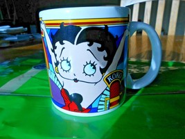1995 Sakura Betty Boop On the Air Features Mickey Mouse Coffee Cup - £11.68 GBP