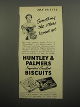1951 Huntley &amp; Palmers Biscuits Advertisement - Something the others haven&#39;t got - £14.85 GBP