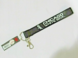 MLB Chicago White Sox Wristlet Key Chains Hook and Ring 9&quot; Long by Aminco - £7.10 GBP