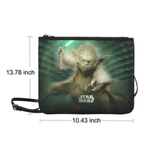 Master Yoda Nylon Slim Clutch Bag 10.43&quot;(L) x 13.78&quot; (H) - $24.00