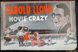 Harold Lioyd: (Movie Crazy) Original Vintage 1932 Movie Pressbook (Classic) * - £196.33 GBP