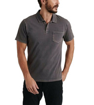 Lucky Brand Mens Raven Gray Short Sleeves Sunset Wash Polo Shirt, XL  33... - £23.70 GBP