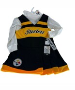 NFL Pittsburgh Steelers Baby Cheerleader Dress Set NWT 12 Months - $26.94 CAD