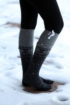 Soft Snowflakes Xmas Leg Warmers - £111.96 GBP