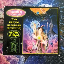  500 Piece Jigsaw Puzzle Wizard of Creation Unicorns Planets Glows in th... - $29.69