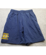 Under armour Activewear Shorts Boys Large Navy Fitted Elastic Waist Draw... - $16.69