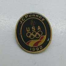 Vintage JC Penny 2992 USA Olympics 1&quot; Lapel Hat Pin - £4.20 GBP