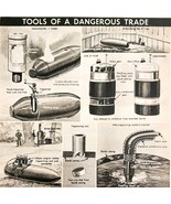 1947 WW2 Weapons Of War Popular Mechanics Article Page Vintage Military E8F - $475.79 MXN
