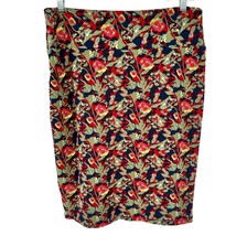 LuLaRoe Cassie Skirt Womens XL Navy Blue Red Green Yellow White Florals NWT - $14.85