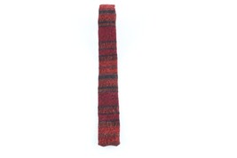 Vintage 50s Rockabilly The Taylor Tie Wool Knit Square Neck Tie Dress Tie USA - £70.04 GBP