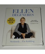 NEW Ellen Degeneres Seriously I&#39;m Kidding Unabridged Audio Book 3 CDs SE... - $9.85