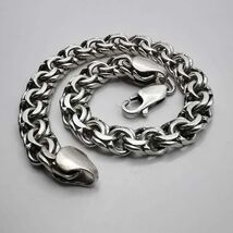 Vintage Chic Bracelet Jewelry, 875 Sterling Silver,Handmade 16,95g - $220.00