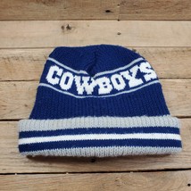 Rare Vintage 1980s/1990 Stitched Dallas Cowboys Knit Authentic Knit Winter Hat - £18.16 GBP