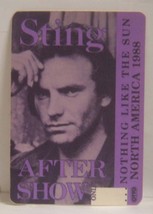STING / THE POLICE - VINTAGE ORIGINAL CONCERT CLOTH TOUR BACKSTAGE PASS - $10.00
