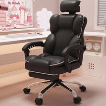 Fashion Swivel Office Chairs Organizer Gamer Leather Elastic Lounge Work Chair P - £681.54 GBP+