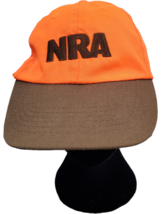 National Rifle Association NRA ILA Baseball Hat Cap Mens Orange Brown St... - $10.74