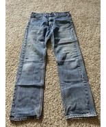 Levi&#39;s 505 Jeans Size W34 L34 Mens Straight Leg Reg Fit Medium Wash Blue... - $31.93 CAD