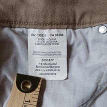 Lee 3051877 Relaxed Fit Womens Brown Cotton Blend Straight Leg Jeans 16M (34×30) image 5