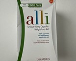 alli Weight Loss Refill Pack Orlistat 60mg, 120 Capsules, Exp 08/24 - $51.29