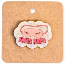 Sleeping Beauty Disney Pin: Likes Naps Mask - £10.15 GBP