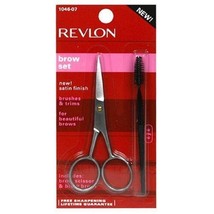 Revlon Brow Shaping Scissor and Brush 2 Pc Set - £8.64 GBP