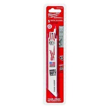 Milwaukee Tool 48-00-5182 6 In 14 Tpi Sawzall Blades, 5 Pack - $28.99