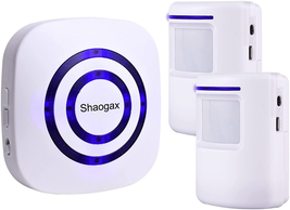 Shaogax Motion Sensor Alarm System, Wireless Home Security Driveway Alarm Indoor - £29.82 GBP