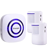 Shaogax Motion Sensor Alarm System, Wireless Home Security Driveway Alar... - £29.48 GBP