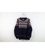 Vintage 70s Pendleton Womens Large Shetland Wool Fair Isle Knit Sweater USA - $1,656.33 MXN