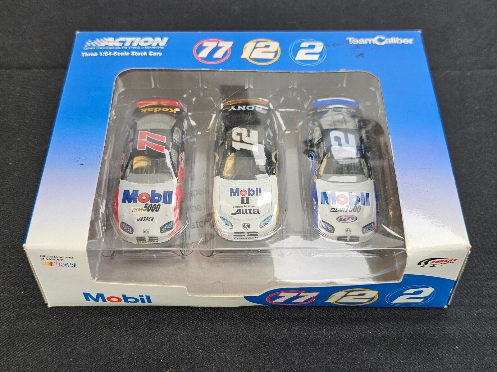 Primary image for Action Team Caliber Mobil Stock Cars/ NASCAR 1:64 scale Die Cast Number 77-12-2