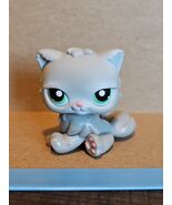 Littlest Pet Shop LPS #82 Persian Cat Grey with Green Eyes - $447.15 MXN