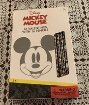 Paper Magic Group Disney Mickey Mouse 16 Pencils and Valentine Cards Brand New - £10.27 GBP