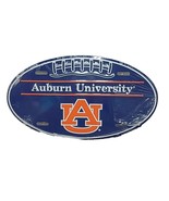 Auburn University Tigers Decorative Football Shaped License Plate / Wall... - $269.54 MXN