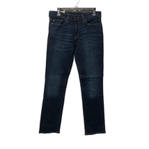 Hollister Mens Jeans Size 30x32 Slim Straight Authentic Denim Dark Wash - £16.67 GBP