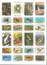 1984 National Wildlife Federation Charity Poster Stamps MNH Sheet 24 Cinderellas - $9.95