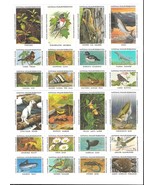 1984 National Wildlife Federation Charity Poster Stamps MNH Sheet 24 Cin... - £7.95 GBP