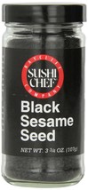 Sushi Chef Black Sesame Seed, 3.75-Ounce Glass Jars - £7.85 GBP