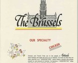 The Brussels Restaurant Menu Arlington Texas Fair Organ 1984 Kiekefretter - $37.58