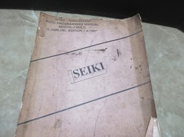 Seiki HITEC-TURN 20J/23J Auto Programming Manual SEICOS-J Edition 1 4-1997 Cnc - $58.18