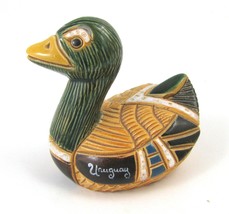 Artesania Rinconada Mallard Duck Figurine #239 Uruguay Retired  DeRosa C... - £23.33 GBP